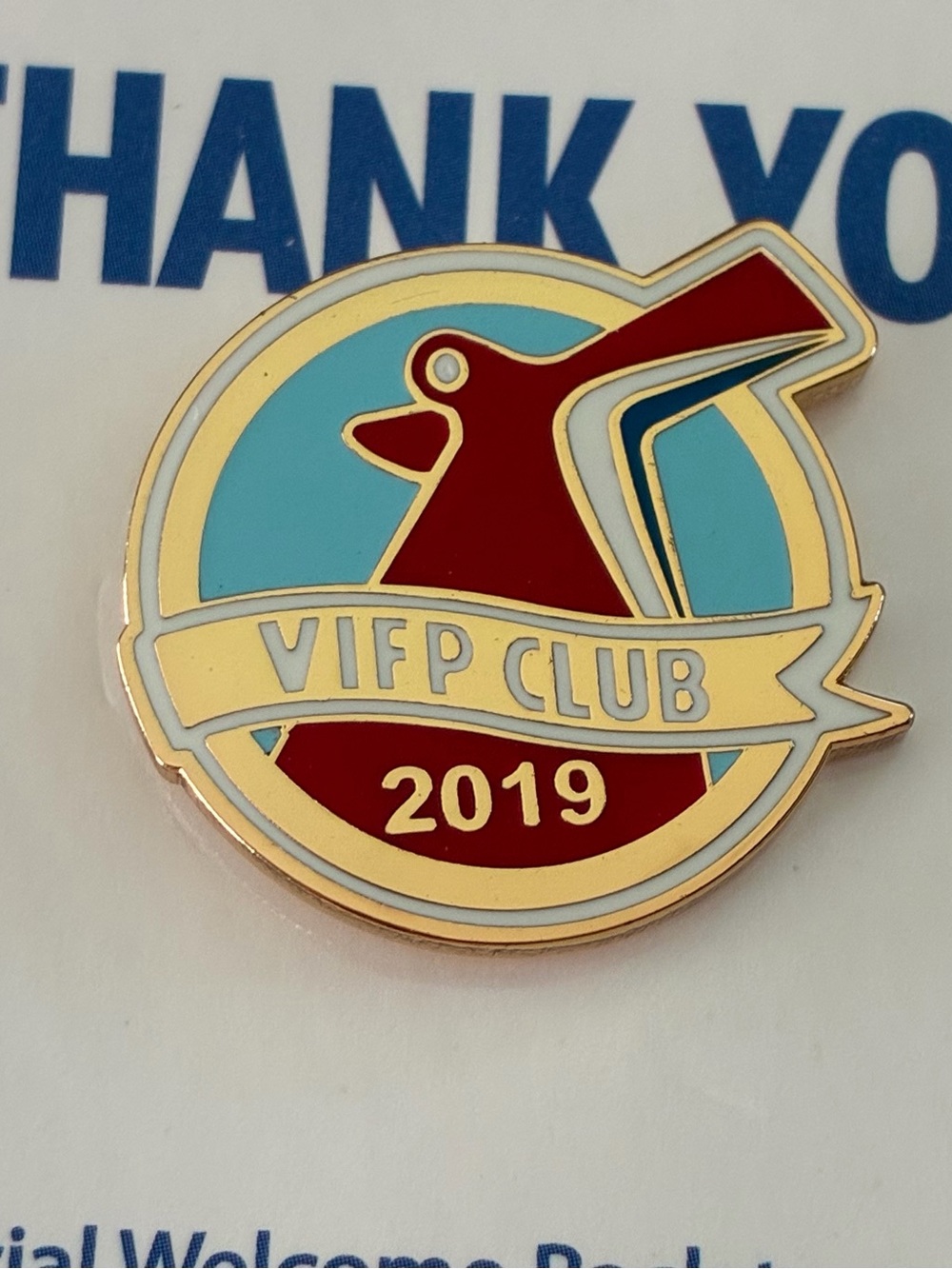 NEW! Carnival Cruise Line 2019 VIFP Club Lapel Pin Gold Member Loyalty